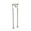 Just Taps Grosvenor Freestanding Bath Filler-Nickel