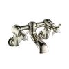 Just Taps Grosvenor Wall Mounted Bath Filler Tap-Nickel