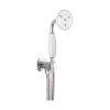 Crosswater Belgravia shower handset, wall outlet and hose-Chrome