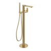 Abacus EDGE Freestanding Bath Shower Mixer Brushed Brass 