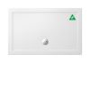 Crosswater Walk In 35mm Anti-Slip Acrylic Shower Trays White Finish 1700 x 800mm