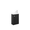 Crosswater Alo Cloakroom Unit 400 with Stone Resin Basin AL4000F_BUNDLE