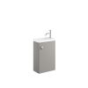 Crosswater Alo Cloakroom Unit 400 Storm Grey Matt AL4000FSG 