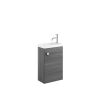 Crosswater Alo Cloakroom Unit 400 Steelwood AL4000FST