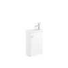 Crosswater Alo Cloakroom Unit 400 in White Matt