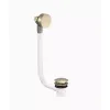 Tissino Alek Round Bath Filler with Clicker Waste & Overflow Brushed Brass