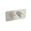 Saneux EDEN 2 way handles & plate finish kit in landscape (for ED020L.BN) - Brushed Nickel (PVD)