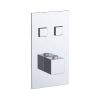 Just Taps Touch -Athena 2-Outlets Push Button Thermostatic Shower Valve -Chrome
