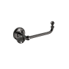 Bathroom Origins Oriental Crystal Black Chrome Open Toilet Roll Holder