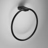 Bathroom Origins S6 Black Towel Ring