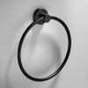 Bathroom Origins Tecno Project Black Towel Ring