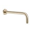 Crosswater 350mm Wall Mounted Shower Arm-Brushed Brass