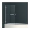 Abacus One-Part Bath Screen With Towel Bar - 1450X800X8MM