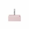 Crosswater Beck Cloakroom Basin Inc Waste 1TH 30x30 Matt Pink