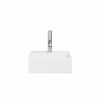 Crosswater Beck Cloakroom Basin Inc Waste 1TH 30x30 Matt White