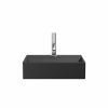 Crosswater Beck Cloakroom Basin Inc Waste 1TH 40x30 Matt Black