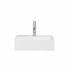 Crosswater Beck Cloakroom Basin Inc Waste 1TH 40x30 White Gloss