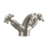 Crosswater Belgravia Crosshead Basin Monobloc -without pop-up waste-Brushed Nickel