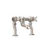 Crosswater Belgravia Crosshead Bath Filler-Brushed Nickel