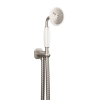 Crosswater Belgravia Shower Handset, Wall Outlet & Hose-Brushed Nickel