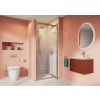 Crosswater Clear 6 Infold Door Shower Enclosures Brushed Brass 900mm