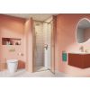 Crosswater Shower Enclosures Clear 6 Brushed Brass Pivot Door 900mm