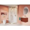 Crosswater Shower Enclosures Clear 6 Brushed Brass 900mm Quadrant Single Door