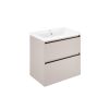 Tissino Mozzano Basin Unit 390mm Depth - Soft Taupe