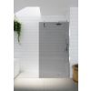 Tissino Armano Grey Glass Panel with Wall Profile and Stabilising Bar