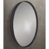 Bathroom Origins City Black 600mm Round Mirror