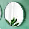 Bathroom Origins City White 750mm Round Mirror