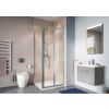 Clear 6 Bi-fold Door & Side Panel