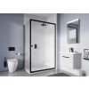 Crosswater  Shower Enclosures Clear 6 Single Sliding Door & Side Panel Bundle 