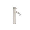 Saneux COS tall basin mixer with knurled handle - Brushed Nickel