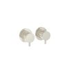 Saneux COS 2 Way Thermostatic Shower Ring Valve Kit - w/ Knurled Handle - Landscape - Brushed Nickel