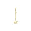Saneux COS Exposed Bath Shower Mixer Kit - w/ Slider Rail and Slim Handset - Brushed Brass