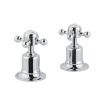 Just Taps Grosvenor Cross Panel Valves 3/4-Chrome