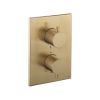 Crosswater MPRO Crossbox 3 Outlet Valve Trimset Brushed Brass 