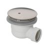 Crosswater High Flow Shower Waste - Brushed Stainless Steel Effect
