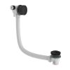 Crosswater MPRO Matt Black Bath Filler With Click Clack Waste