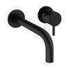 Crosswater MPRO Wall Mounted 2 Hole Basin Mixer Tap Matt Black 