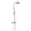 Crosswater Curve Cool Touch Multifunction Thermostatic Shower Valve with Fixed Head & Kit