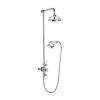 Crosswater Belgravia thermostatic shower with Fixed Head & Cradle Handset