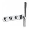 Crosswater Dial Bath Valve with Central Trim and Handset