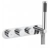 Crosswater Dial Valve 2 Control with Central Trim and Handset