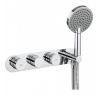 Crosswater Dial Valve 2 Control with Central Trim and Ethos Handset