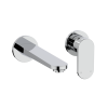 Crosswater Drift Chrome 2 Hole Basin Set Wall Mounted