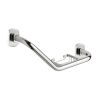 Bathroom Origins Edera Chrome Angled Grab Bar with Basket