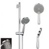 Crosswater ETHOSPACKAGE1 Crosswater Shower - Ethos Shower Rail, Handset and Hose - Chrome