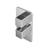 Abacus Ez Box 2.0 Finish Set 2 Outlet Chrome Square Handles